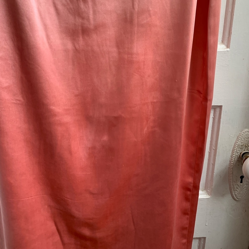 NWT House Of CB Constanza Dress Bright Peach Large Bridesmaid - Picture 4 of 9